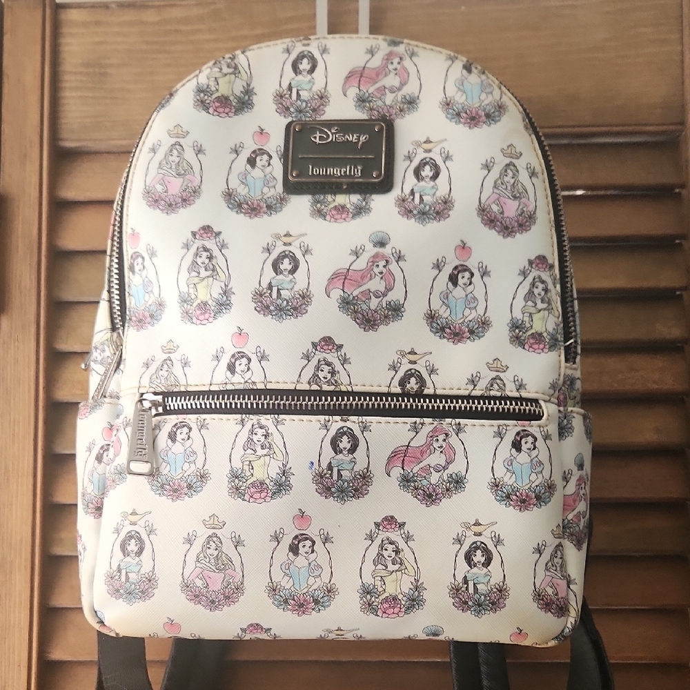 Loungefly Disney Princess Cream Backpack